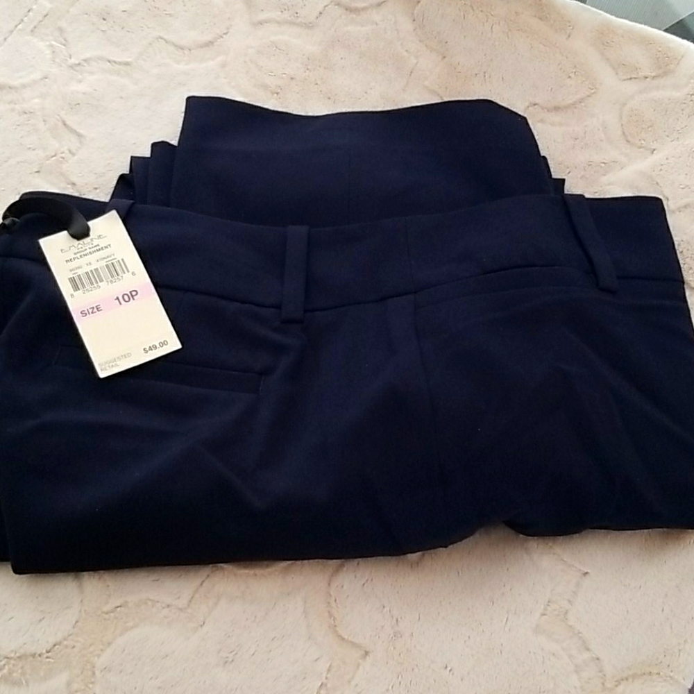 Navy blue slacks